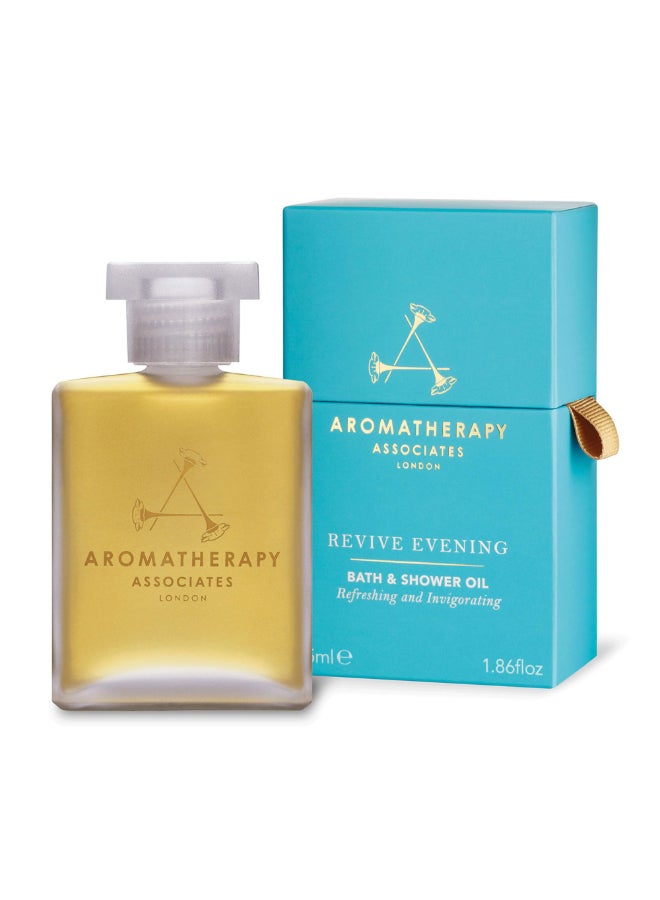 Aromatherapy Associates Revive Evening Bath and Shower Oil Natural Hydrating Oil with 3 Essential Oils to Refresh Mind Body and Spirit 186 oz - Image 3
