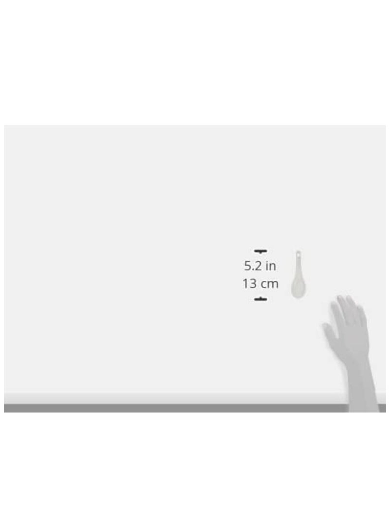 اي ار تي سي طقم ملاعق حساء سيراميك بورسلين من ARTC على الطراز الآسيوي الشرقي والكوري والصيني مكون من 24 قطعة، أبيض 13 سم × 4.5 سم - Image 3