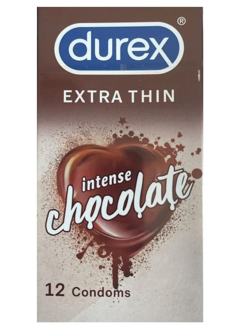 Durex 12 Chocolate Flavored Ultra Thin Condoms