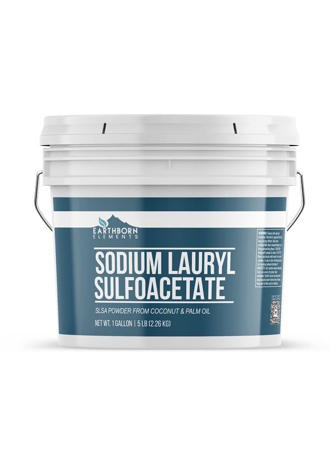 earthborn elements Sodium Lauryl Sulfoacetate (SLSA) (1 Gallon) Bath Bomb Additive, Gentle on Skin, Long Lasting Foam & Bubbles by Earthborn Elements - Image 1
