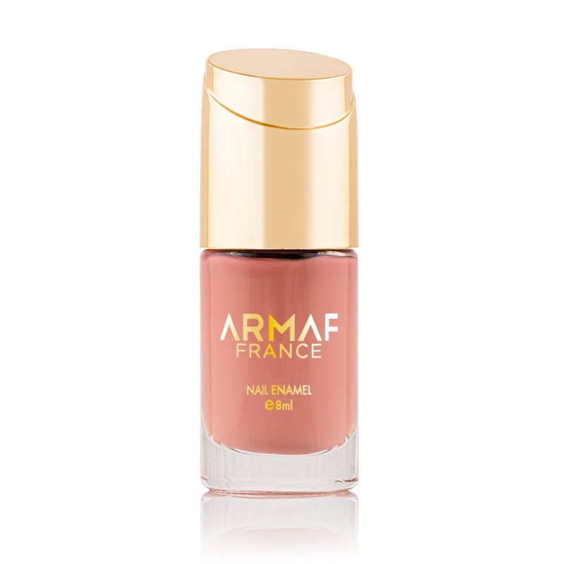 Armaf France Glitter Nail Enamel 8ml, Antique Red, Long Lasting Nail Polish, Shimmer Finish High Shine, Quick Dry Resistant Nail Colour, Long Lasting, Lightweight & Non Sticky, Best For Every Outfit