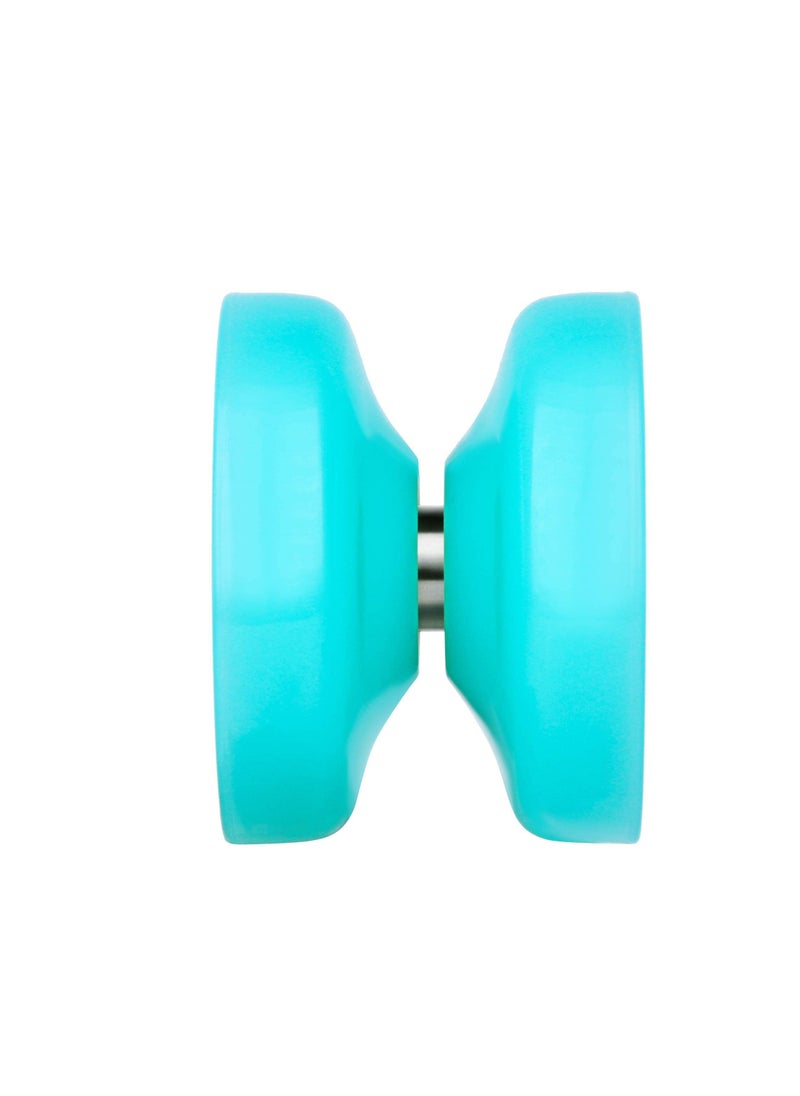 Excefore - K2 Responsive Plastic FingerspinYoyo for Kids Beginners Yoyo with Yoyo Glove Yoyo Bag 5 Yoyo Strings-Lake Blue - Image 1