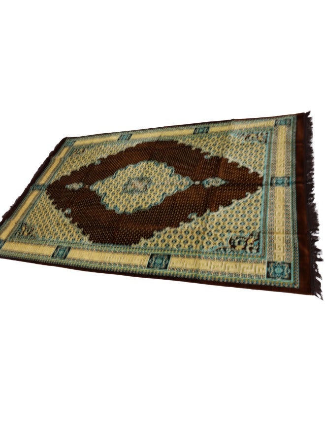 SMART HOME Excellent velvet carpets and rugs, padded and soft to the touch, with beautiful 3D patterns a ground seating mat for trips, camping, hiking, and wilderness, a luxurious rug, size 250X160 cm - Image 2