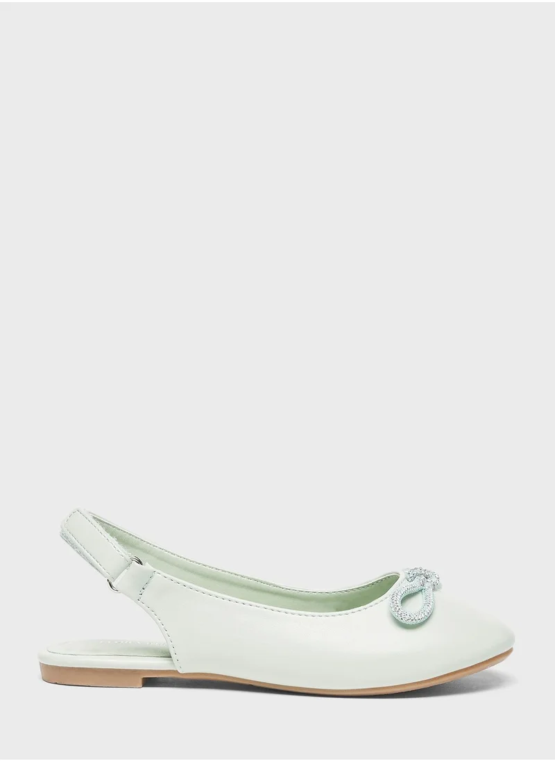 shoexpress Kids Embellished Ballerinas