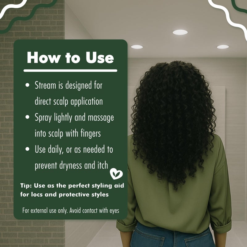 EDEN BodyWorks Peppermint Tea Tree Hair Oil | Dry Hair Treatment for Curly Hair Products | Scalp Oil to Eliminate Dandruff & Boost Shine | Hair Products for Curls | 4 oz - Image 4