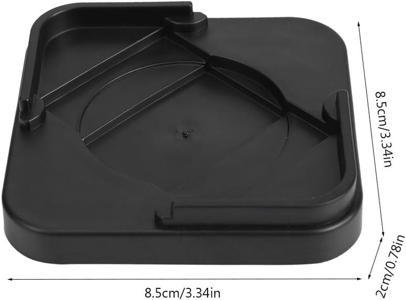 كلاراكو رافعات الأثاث، 8 قطع/مجموعة من رافعات أرجل الأثاث البلاستيكية غير القابلة للانزلاق للطاولة والمكتب والسرير والأريكة والكراسي (أسود) - Image 2