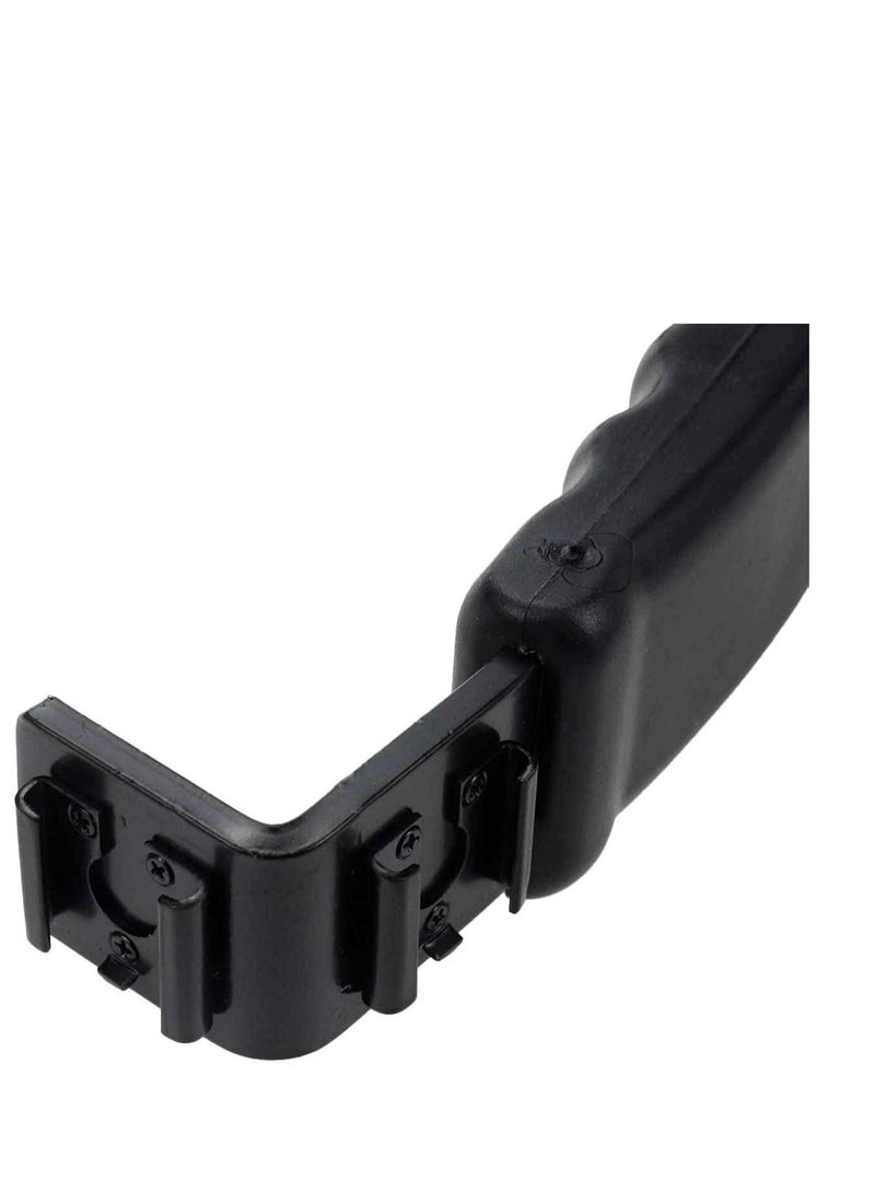 SYOSI Camera L Bracket Mount Video Grip L Bracket with Cold Shoe Mount 1/4'' Tripod Screw Heavy Duty Padded Hand Grip for DSLR Camera Camcorder  - Image 5