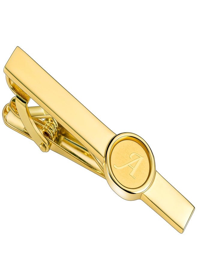 HAWSON 2 inch Tie Clips for Men A-Z Tie Bar Clips for skiny Necktie and Regular Necktie Personalized Tie Clips for Wedding Meeting Business Occasion - - Image 1