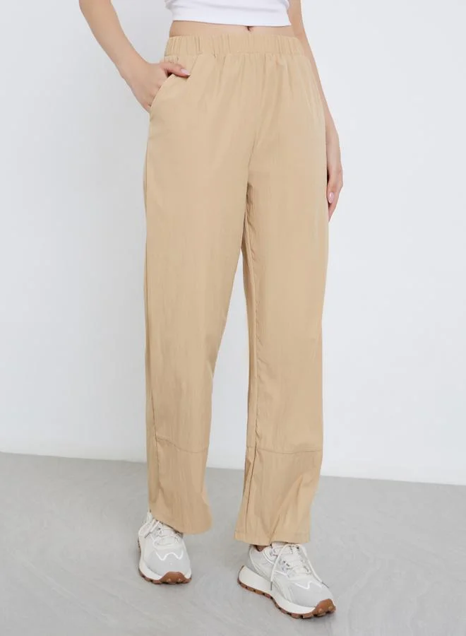 Take Two Take Two Women Beige Relaxed Fit Pants