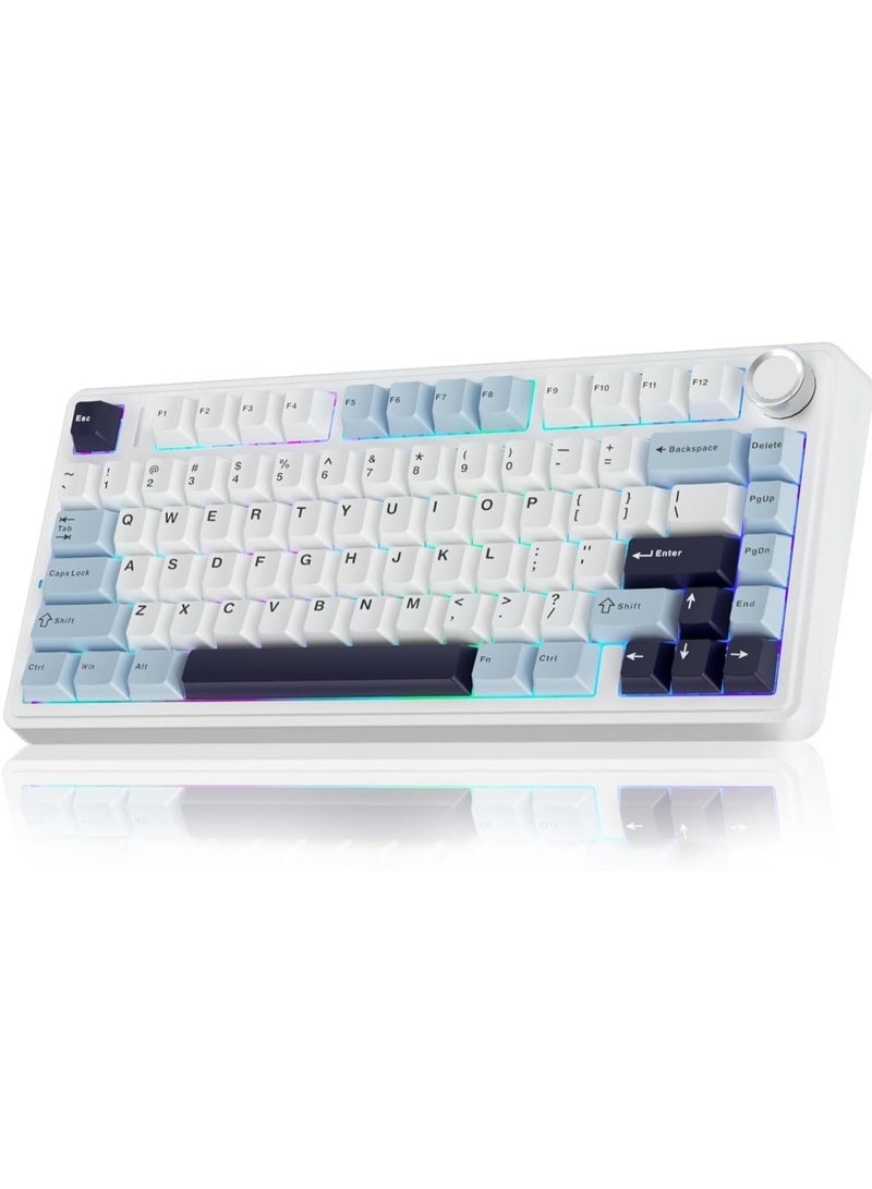 AULA F75 Wireless Mechanical Keyboard Switches RGB Backlit Gaming Keyboard - Image 1