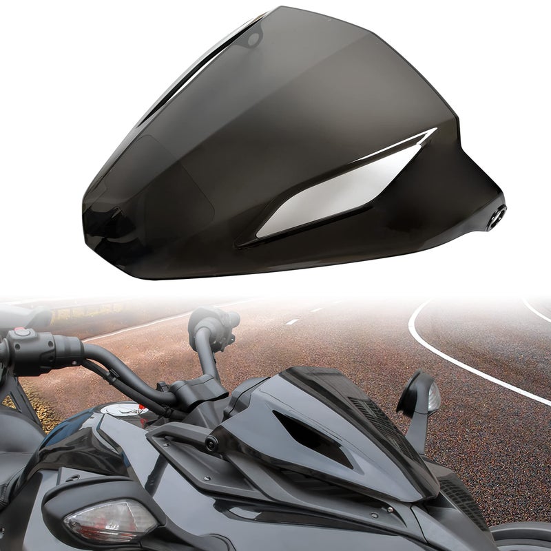 SAUTVS Tinted Gauge Spoiler for Can Am Spyder F3 F3 S 20152023 Smoked Gauge Shield Support Gauge Spoiler Cover for Canam Spyder F3  F3S 20152023 Accessories Replace 219400531