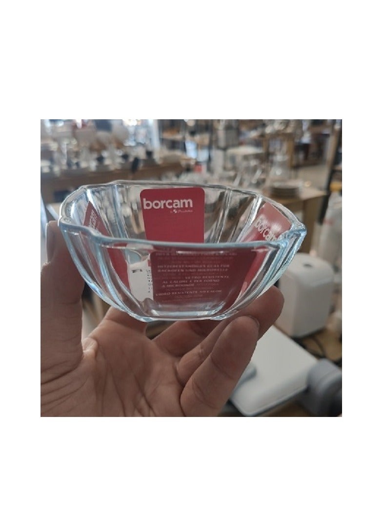 Borcam Borcam Small Glass Cake Dish 240 Ml Capacity, 48 Mm Height, 106 Mm Diameter - Clear - Image 4