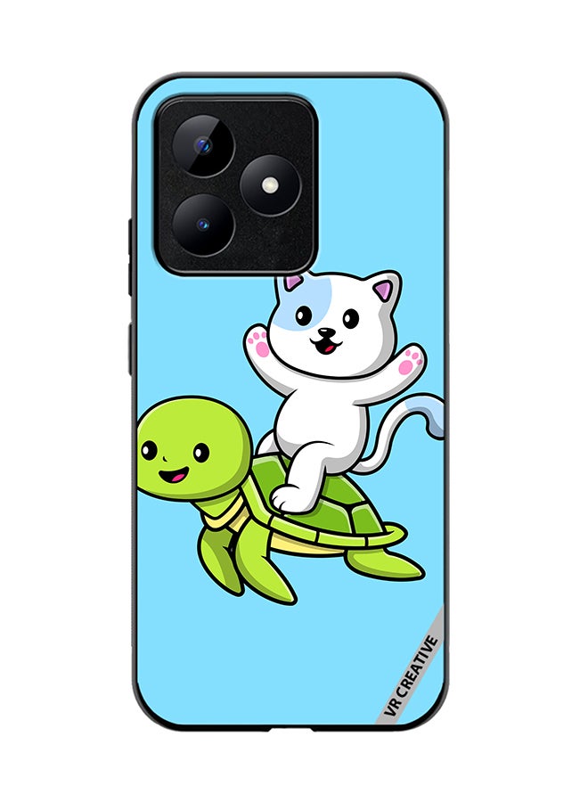 VR CREATIVE Protective Case Cover For Realme C53 Cartoon Mix Design Multicolour - Image 1