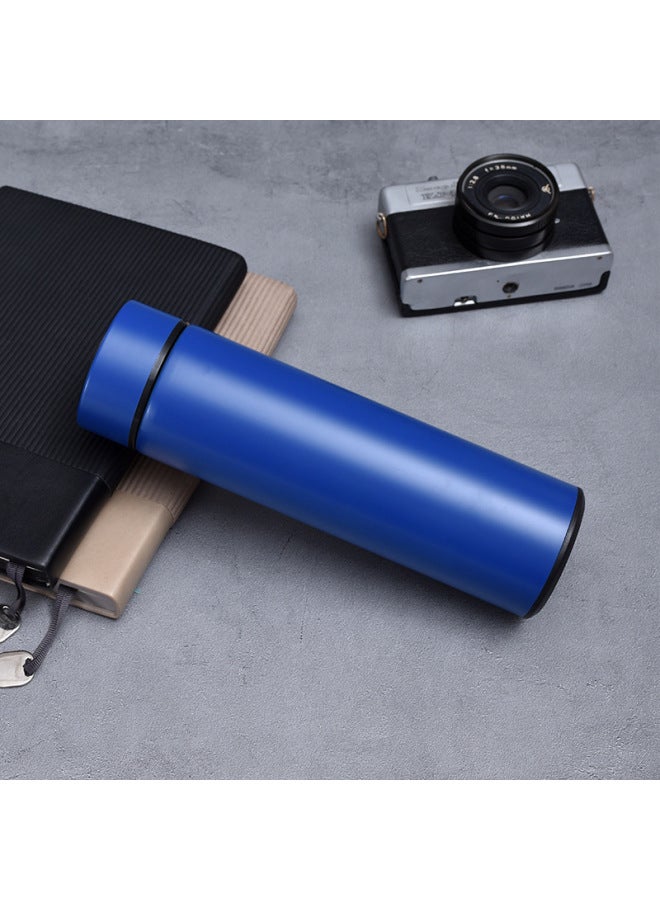 Business Office Thermos Cup Double-layer 304 Stainless Steel Handy Cup Car Portable Non-slip Straight Cup