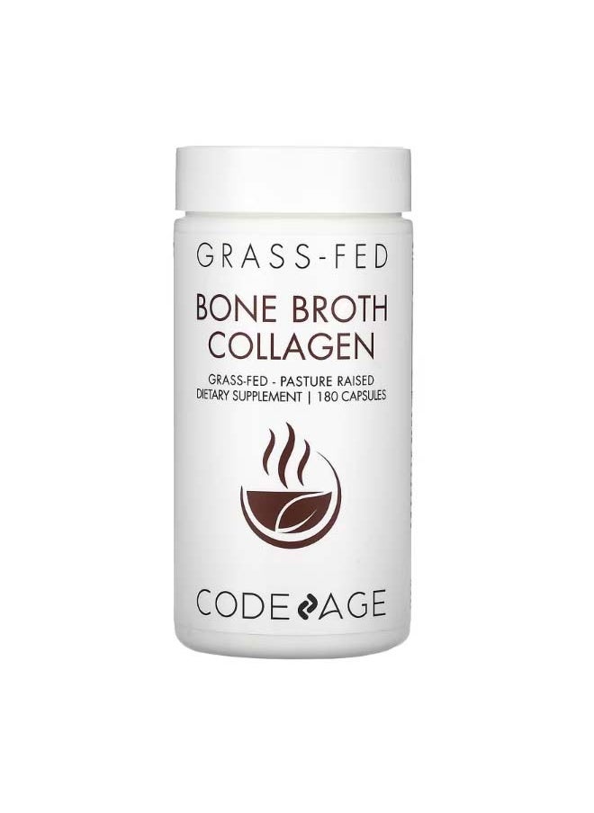 Codeage - Bone Broth Collagen 180 Capsules - Image 1