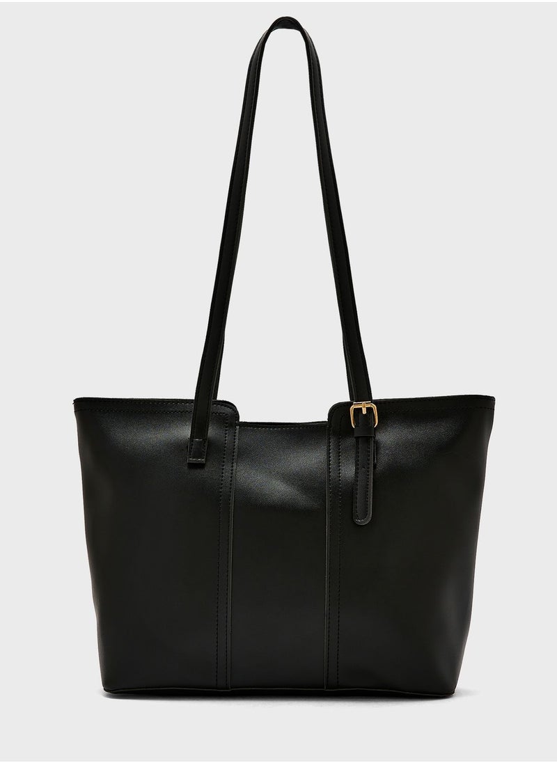 ELLA Cutout Detail Tote Bag  - Image 2