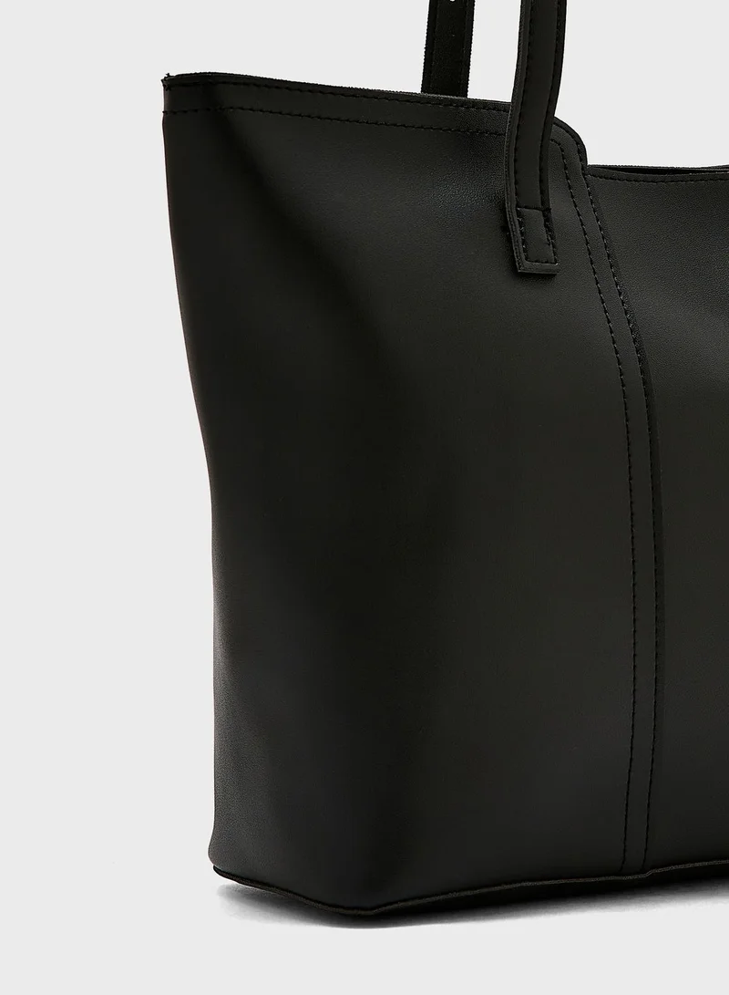 ELLA Cutout Detail Tote Bag
