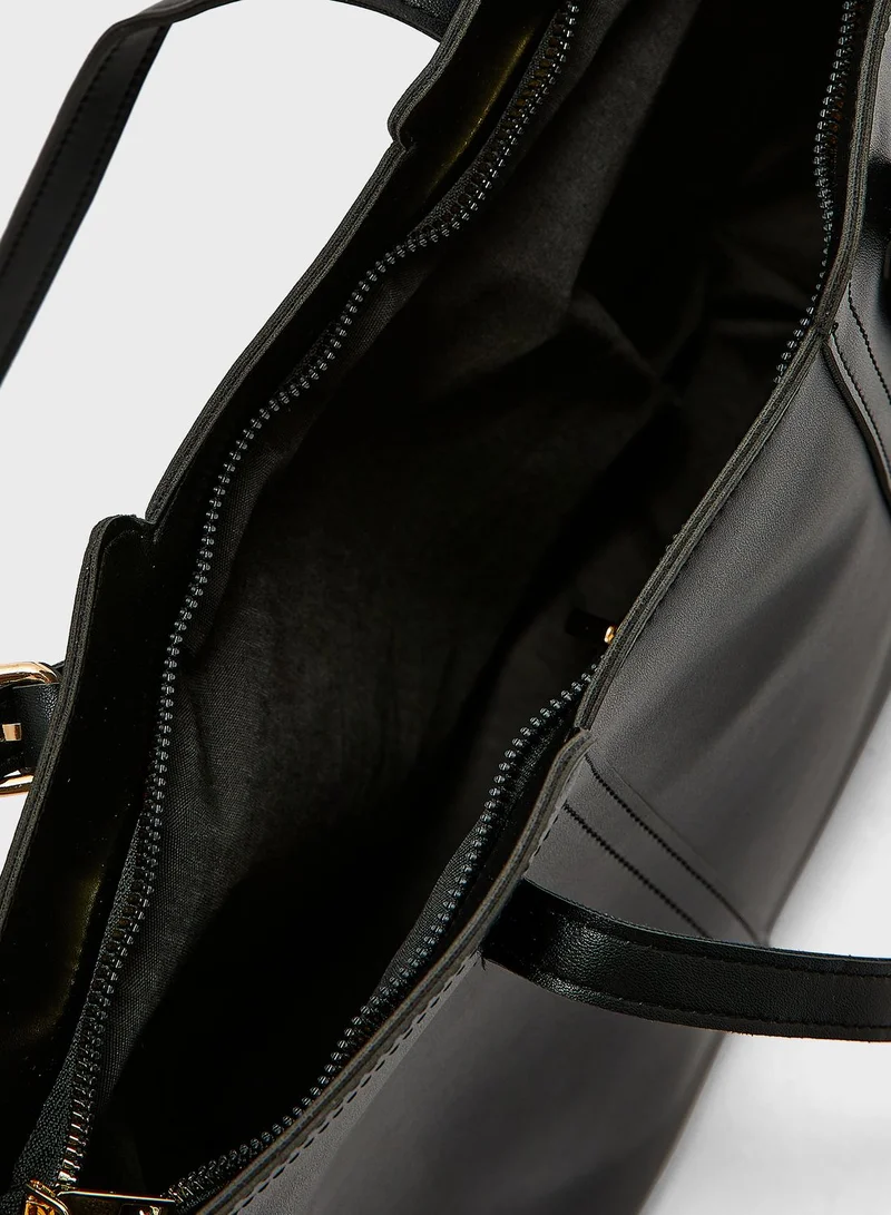 ELLA Cutout Detail Tote Bag