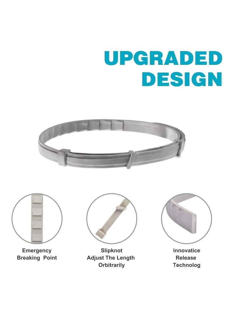 2 Pack Cat Calming Collar Grey Color, Reduce Anxiety, Stress Relief, 60 Days Duration - Image 2