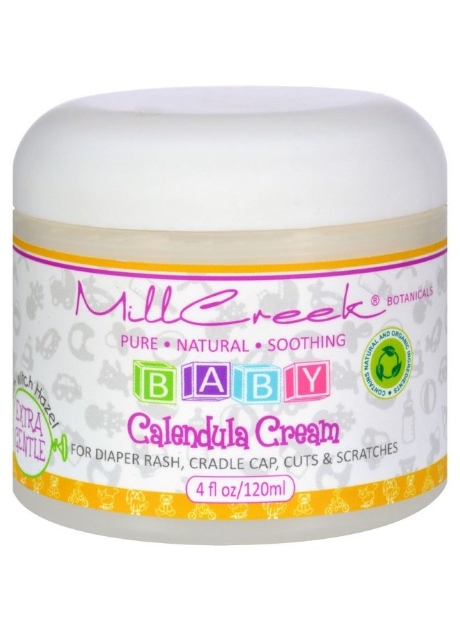 Mill Creek - Baby Calendula Cream With Witch Hazel 4 Fl. Oz./120 Ml - Image 1