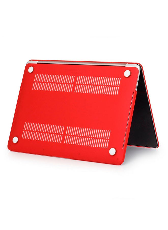 NIBEMINENT Protective Case Cover For Macbook Pro 13-Inch Red - Image 4