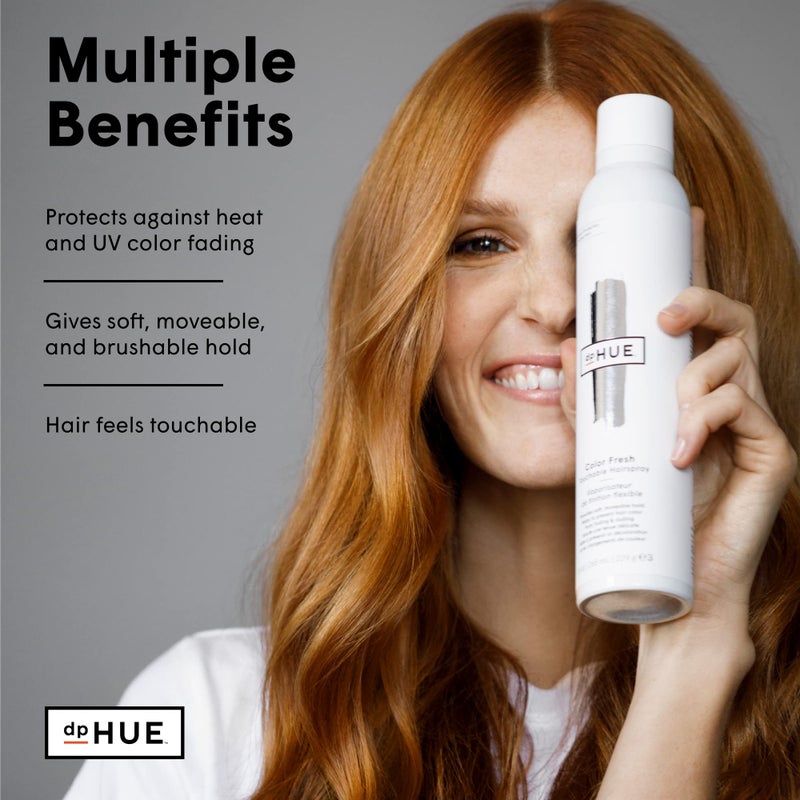 dpHUE Color Fresh Touchable Hairspray - 8 oz - Provides Heat & Humidity Protection - Soft, Non-Sticky Hold - Color Safe - For All Hair Types - Image 2