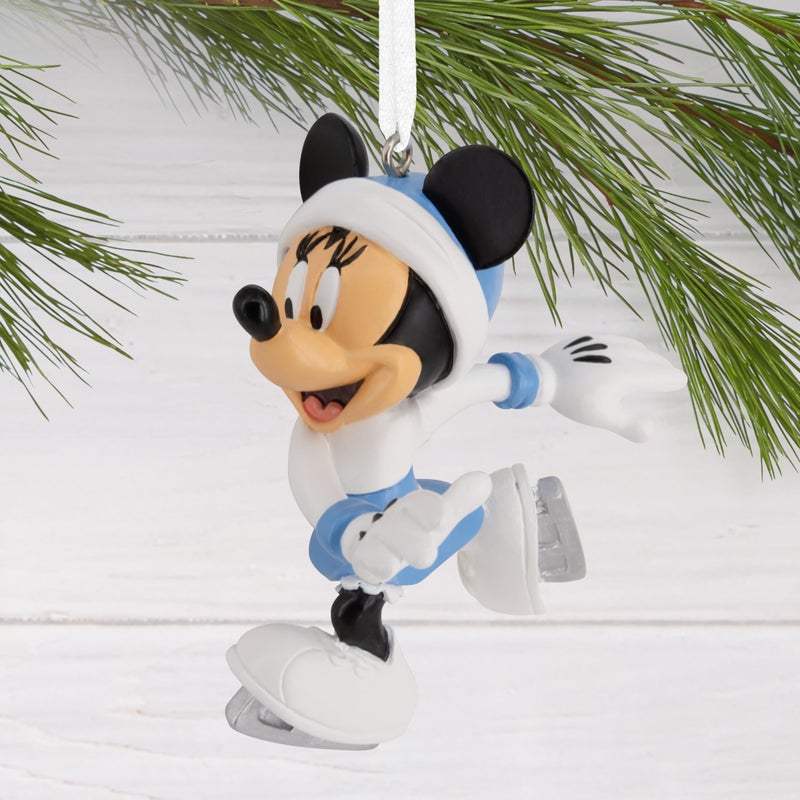Hallmark Disney Minnie Mouse Ice Skating Christmas Ornament  Gifts for Disney Fans - Image 2
