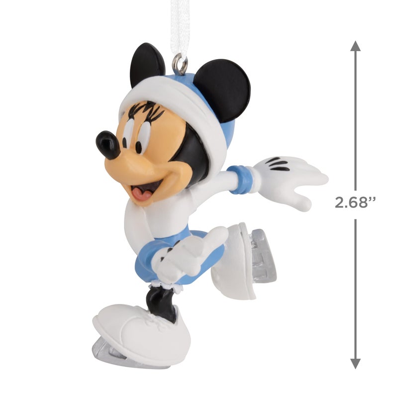 Hallmark Disney Minnie Mouse Ice Skating Christmas Ornament  Gifts for Disney Fans - Image 3
