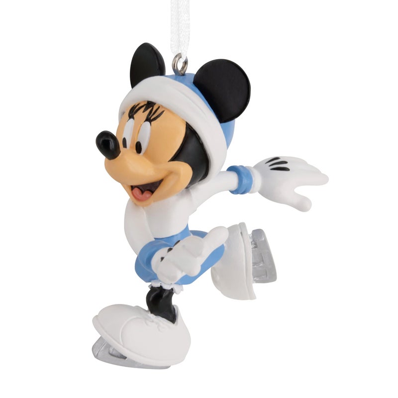 Hallmark Disney Minnie Mouse Ice Skating Christmas Ornament  Gifts for Disney Fans - Image 1