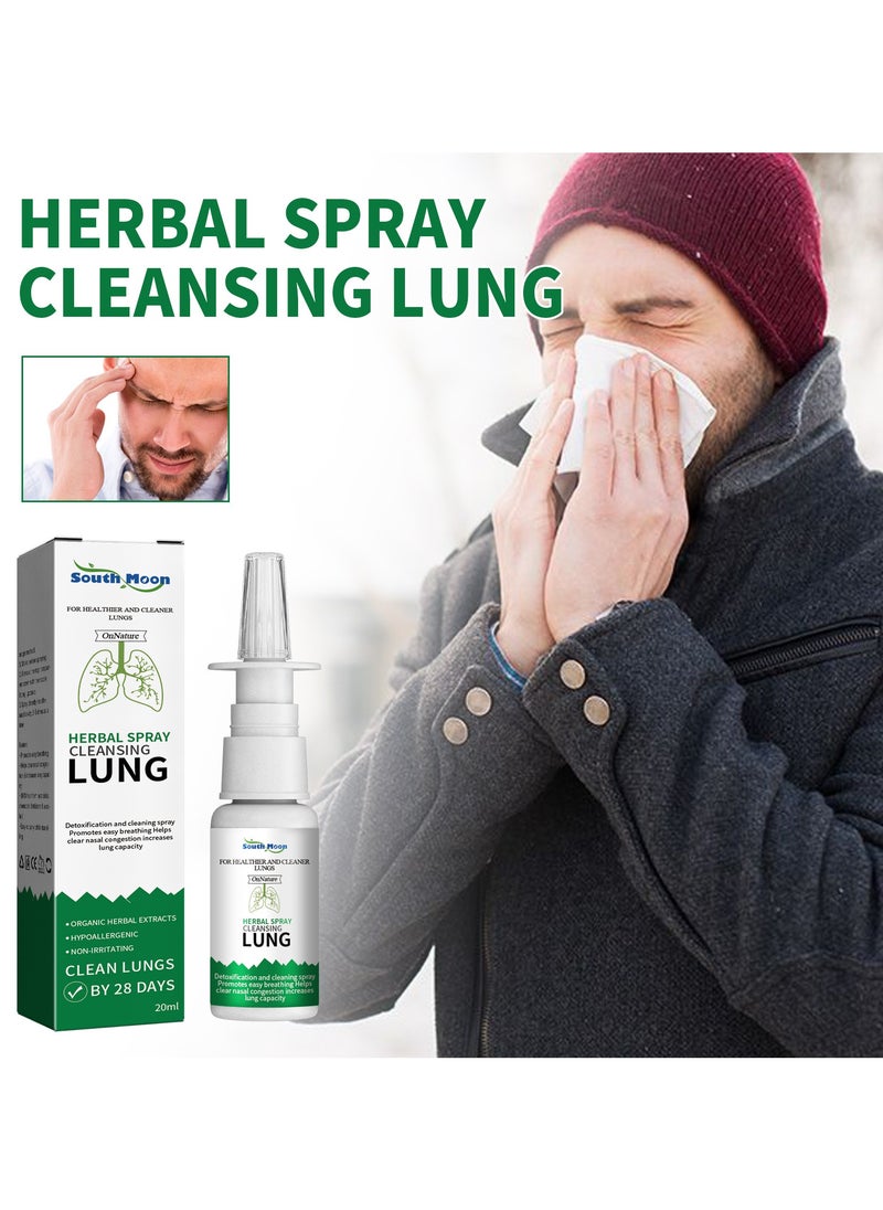SOUTH MOON Herbal Spray Cleansing Lung for Relieve Nasal Congestion and Clean Nasal Cavity  - Image 4