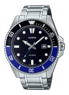 Quartz Analog Black Dial Stainless Steel Batman Watch MDV-107D-1A2