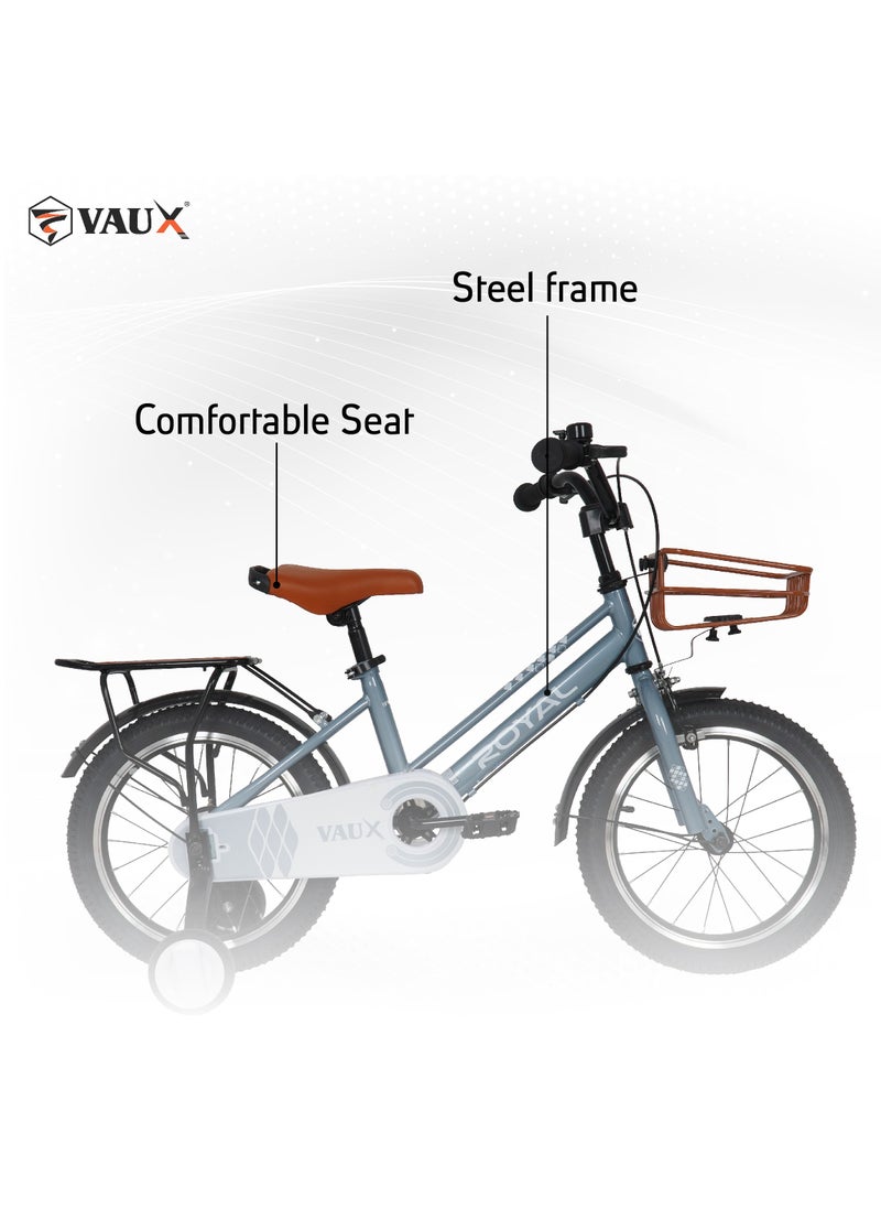 Vaux Vaux  - Royal 16" Kids Bike - Silver  - Image 3