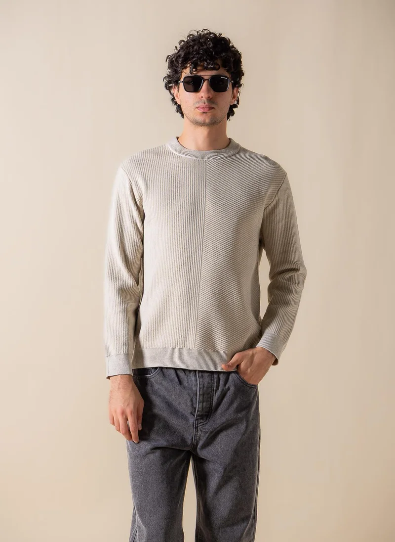 TEXTURED COMFORT SWEATER