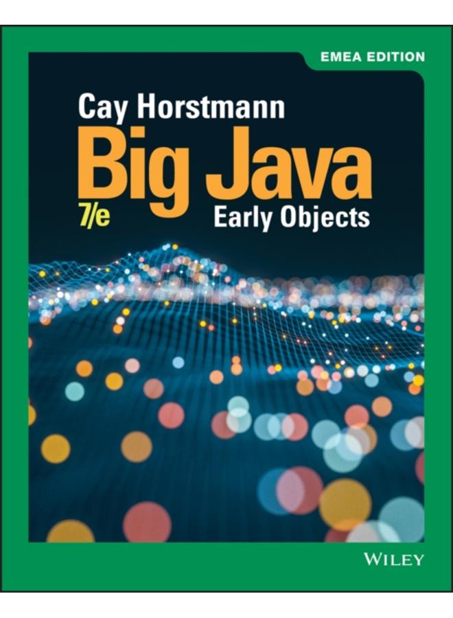 Big Java : Early Objects, EMEA Edition