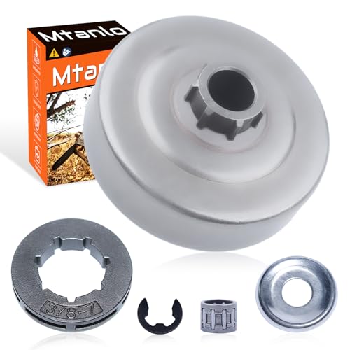 Mtanlo 3/8" Sprocket Clutch Drum Bearing Kit for Stihl MS251 MS170 MS180 MS231 MS241 MS210 MS230 MS250 Chainsaw Washer Eclip Replacement Parts - Image 1