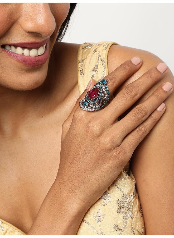 SOHI Party Artificial Ring Jewellery - Image 2