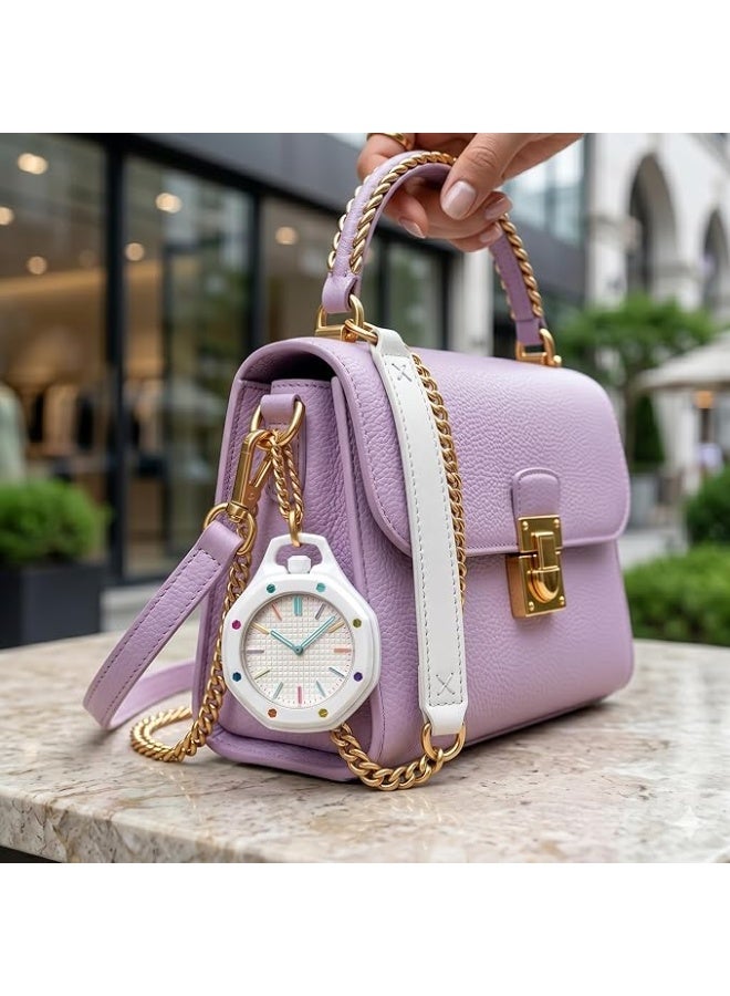 Quartz Analog Pocket Watch with Multicolor Dial, Fashion Hanging Pendant Watch for Boys & Girls - Image 4