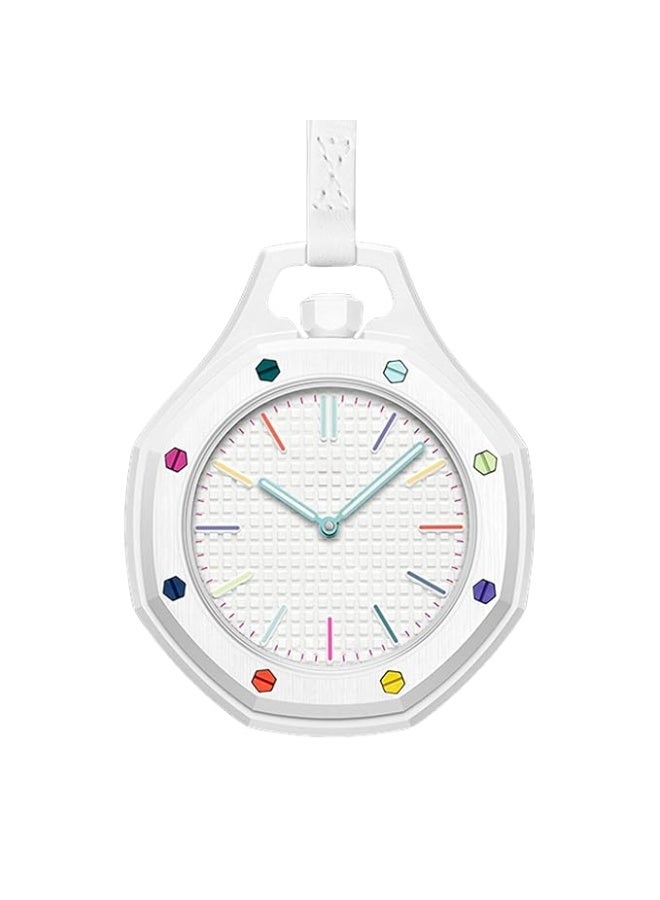 Quartz Analog Pocket Watch with Multicolor Dial, Fashion Hanging Pendant Watch for Boys & Girls - Image 1