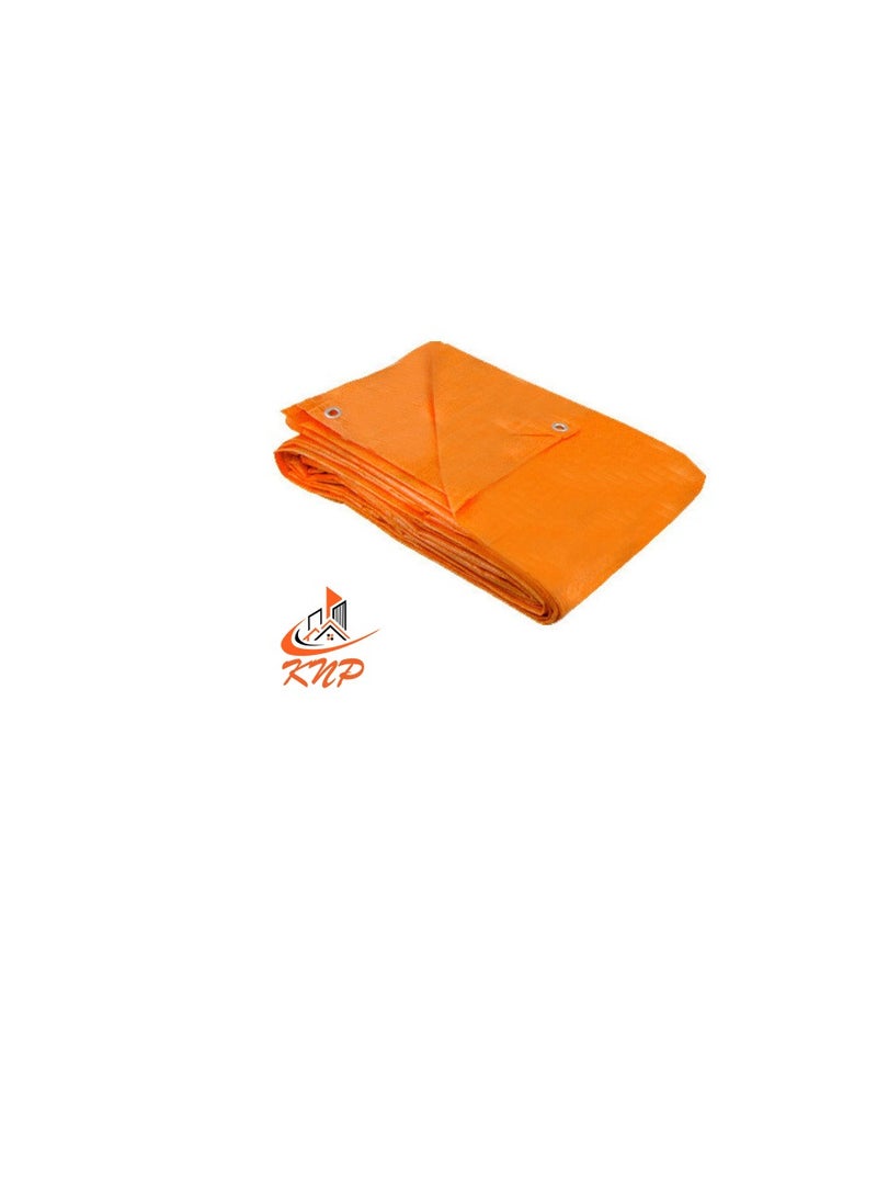 KNP Tarpaulin Sheet Orange Color 24 X 24ft - Image 3