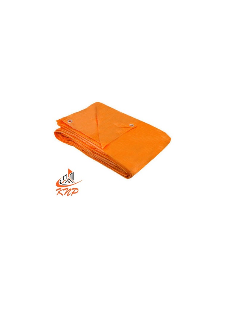 KNP Tarpaulin Sheet Orange Color 24 X 24ft - Image 2
