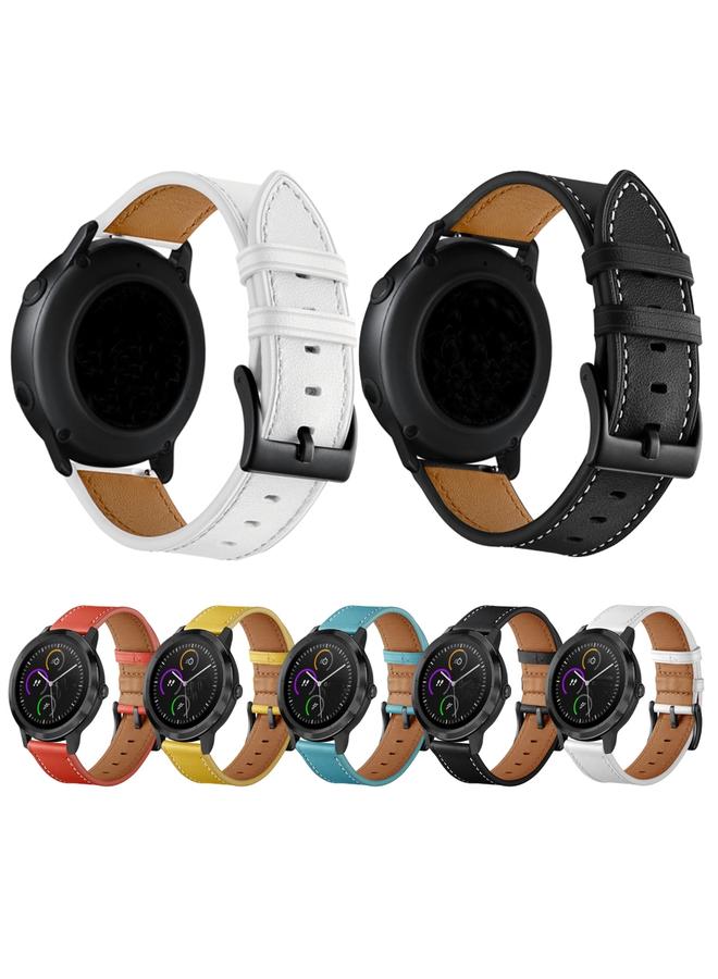 إيروريكس سوار بديل لساعة هواوي GT3 برو 43 مم / 46 مم 20 مم، سوار ساعة من الجلد بطبقة أولى بخيوط خياطة - Image 5