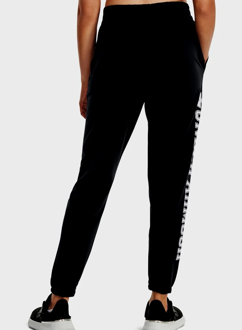 UNDER ARMOUR Rival Terry Graphic Joggers