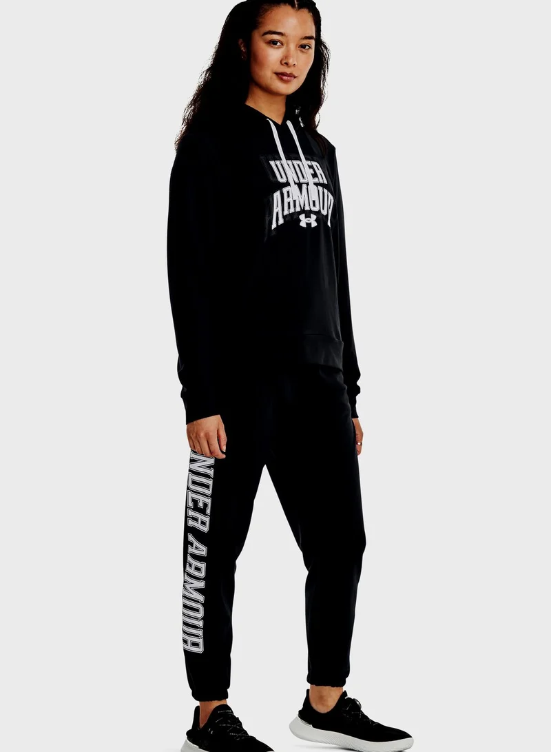 UNDER ARMOUR Rival Terry Graphic Joggers