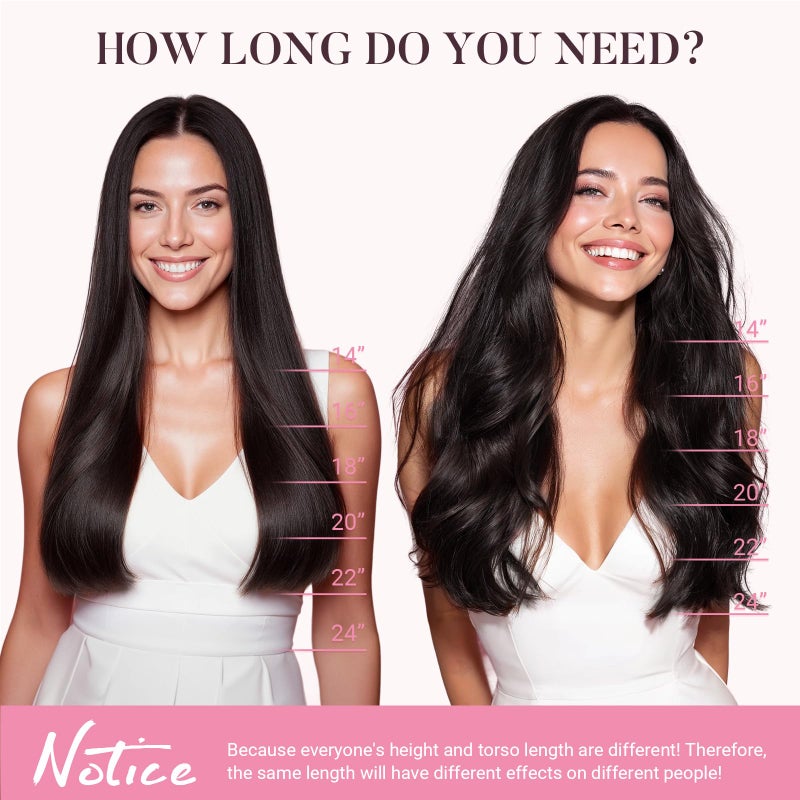 MAXITA Clip in Hair Extensions Real Human Hair 100% Remy Hair Extensions Clip ins Double Weft for Women,Natural Human Hair,16inch 120g 7Pcs,Chocolate Brown - Image 5