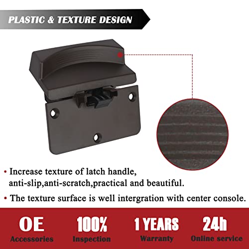 TQPONLY Center Console Armrest Latch Compatible with 2013-2018 Dodge Ram 1500 2500 3500 4500 5500 Accessories Replaces 5RQ83TX7AC - Image 4