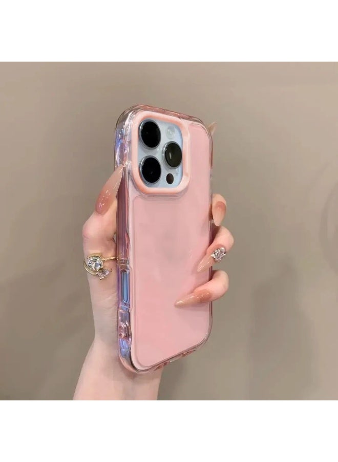 NIBEMINENT Bubble Jelly Protective TPU Case Cover For iPhone 16 Pro Max, Powder Case And Frame