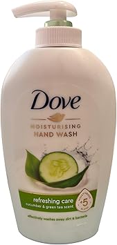 DOVE Caring Hand Wash Cucumber Green Tea Pack of 6 6 x 250 ml - Image 4