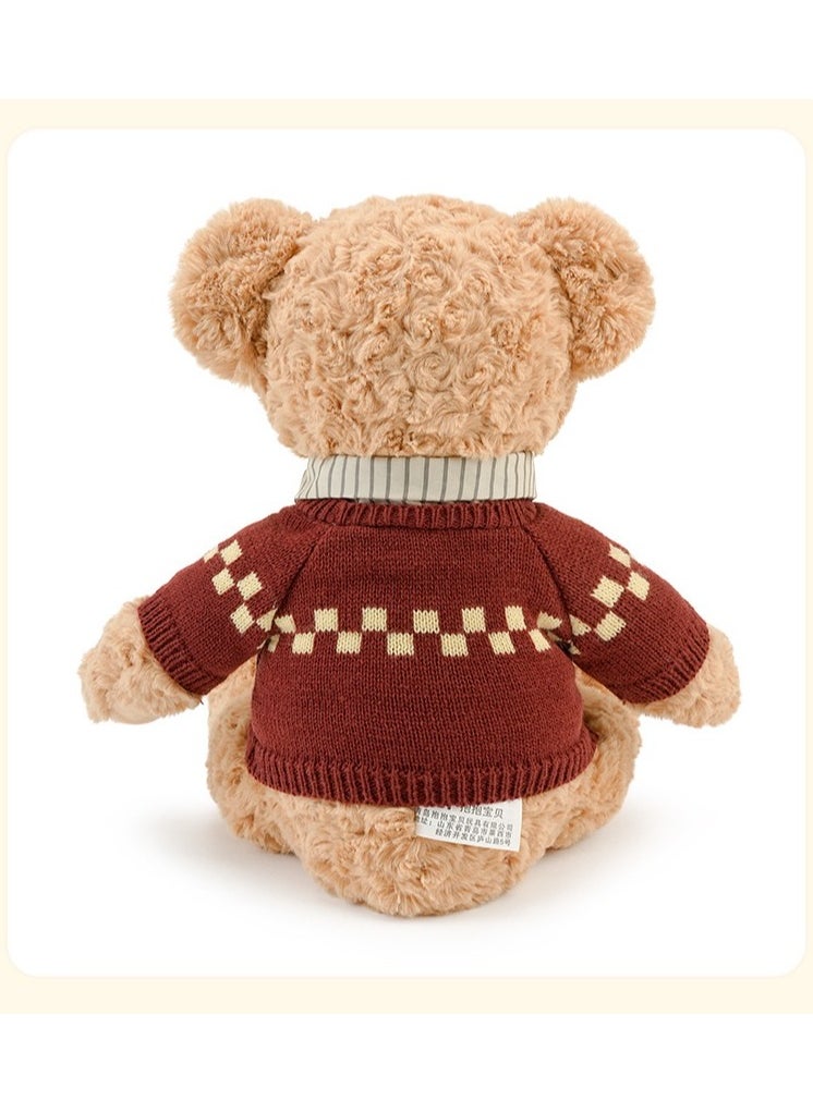 VRCOW 10Inch Teddy Bear Stuffed Animal, Soft Cuddly Stuffed Plush Bear, Gifts for Kids Baby Toddlers on Baby Shower, Valentine's Day (Light Brown)  - Image 3