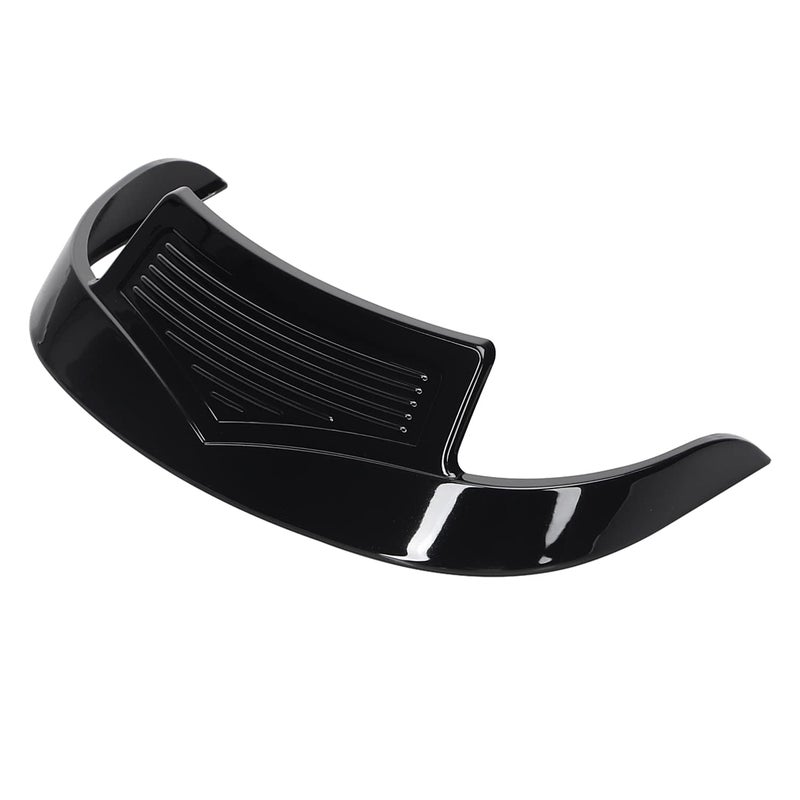 Generic XMMT Black Front Fender Accent Leading Edge Tip Trim For Harley Road King Road Glide Electra Glide Tour Glide  - Image 1