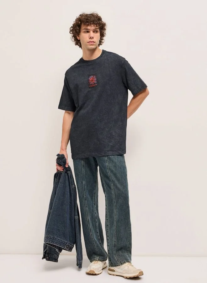 THE BEAR HOUSE Men’s Cotton T-Shirt – Soft, Breathable & Comfortable, Perfect for Casual Wear, Ideal for Everyday & Summer